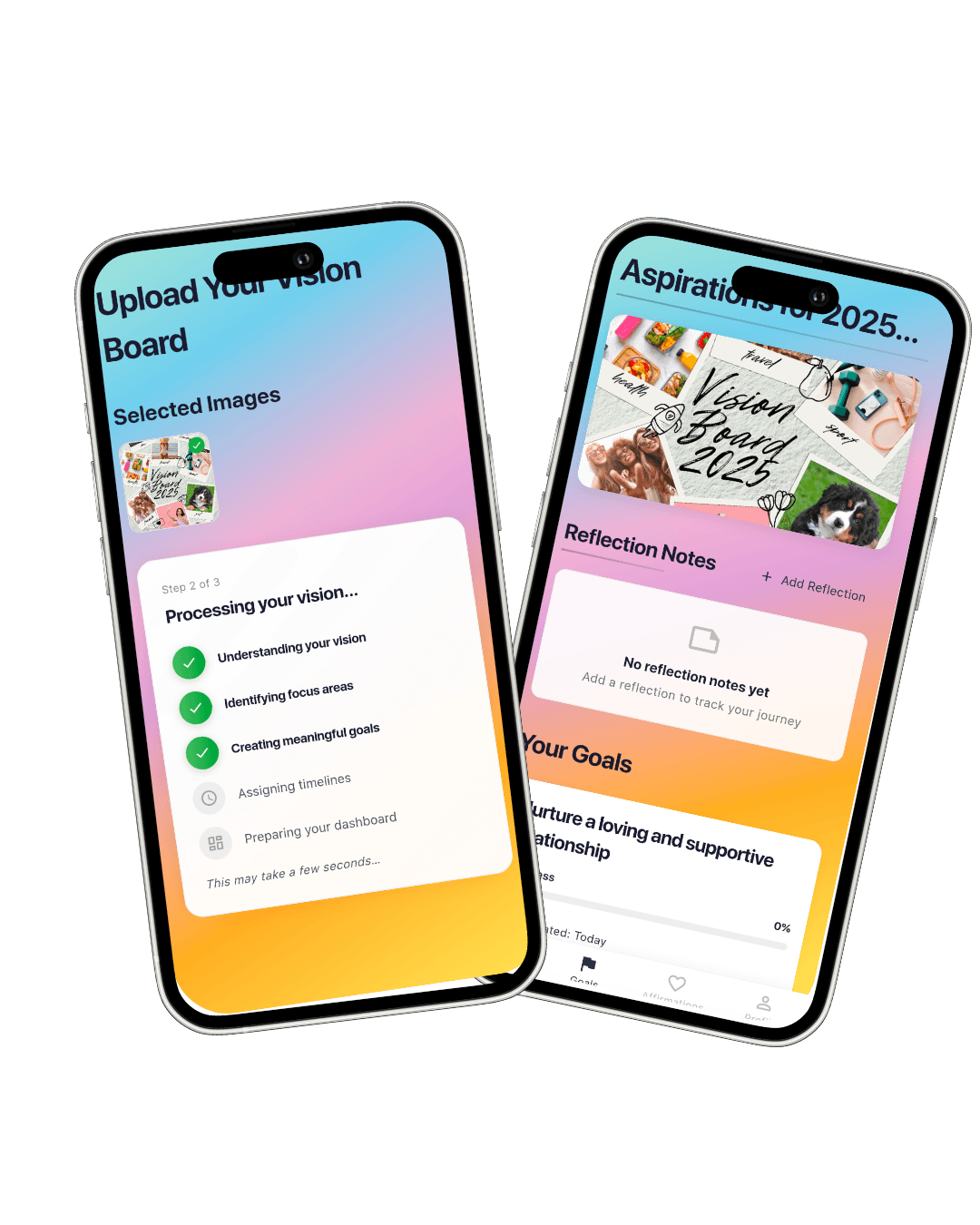 VisionBoard AI - Turn Your Vision Board Into a Clear Life Plan